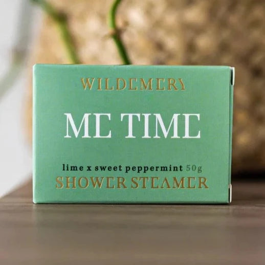 WILD EMERY SHOWER STEAMER - ME TIME - LIME X SWEET PEPPERMINT